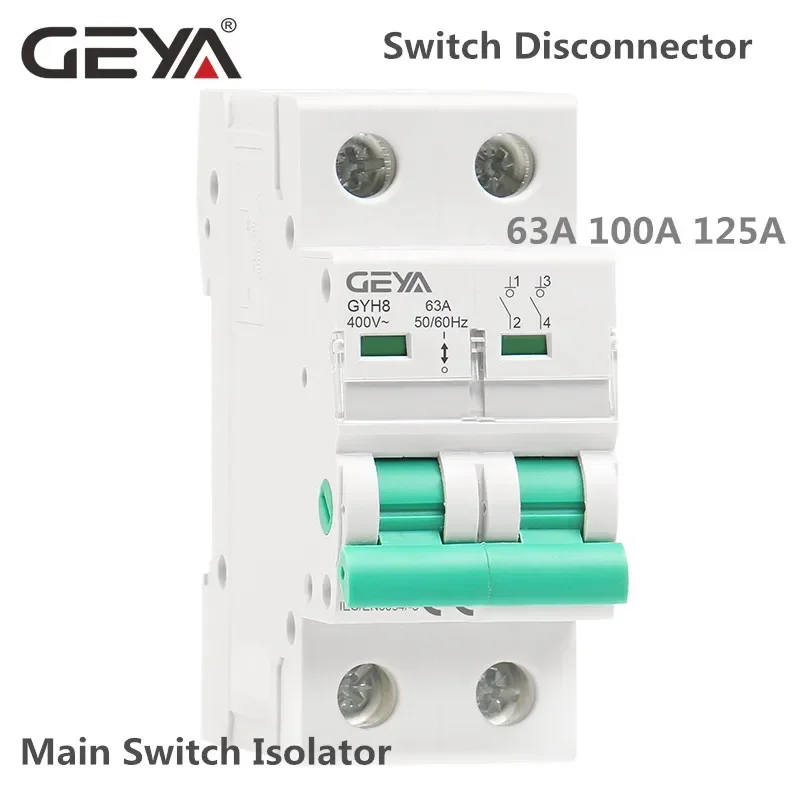 Din Rail Circuit Breaker - GEYA GYH8 Din Rail Saklar Utama