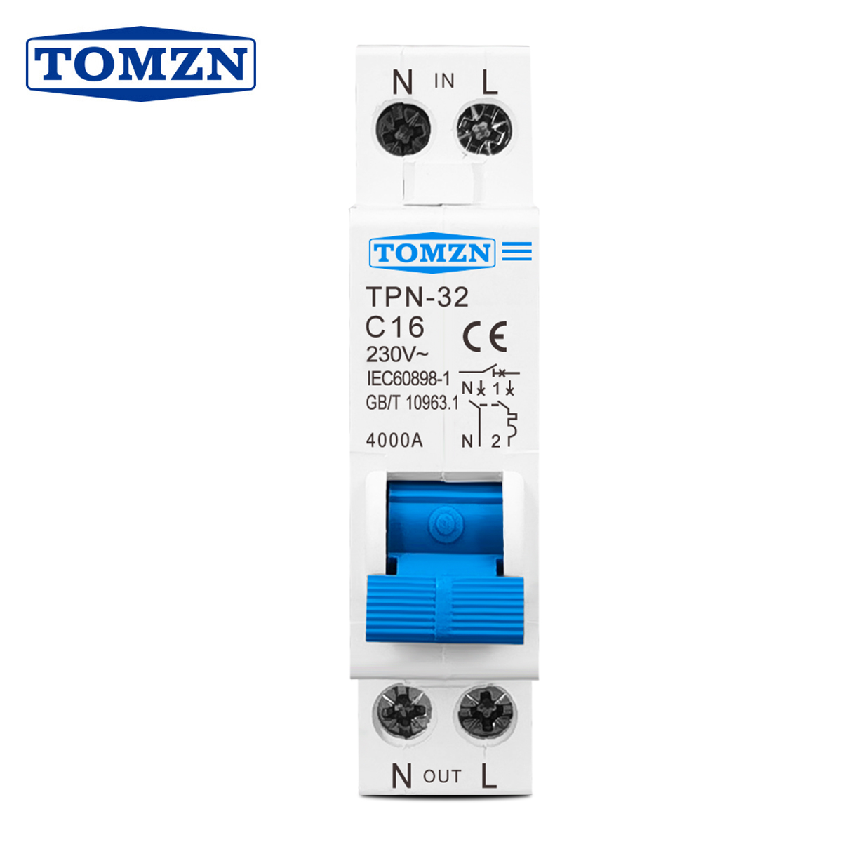 TOMZN TPN 1P+N Mini Circuit Br - Din Rail Circuit Breaker ulasan dan harga