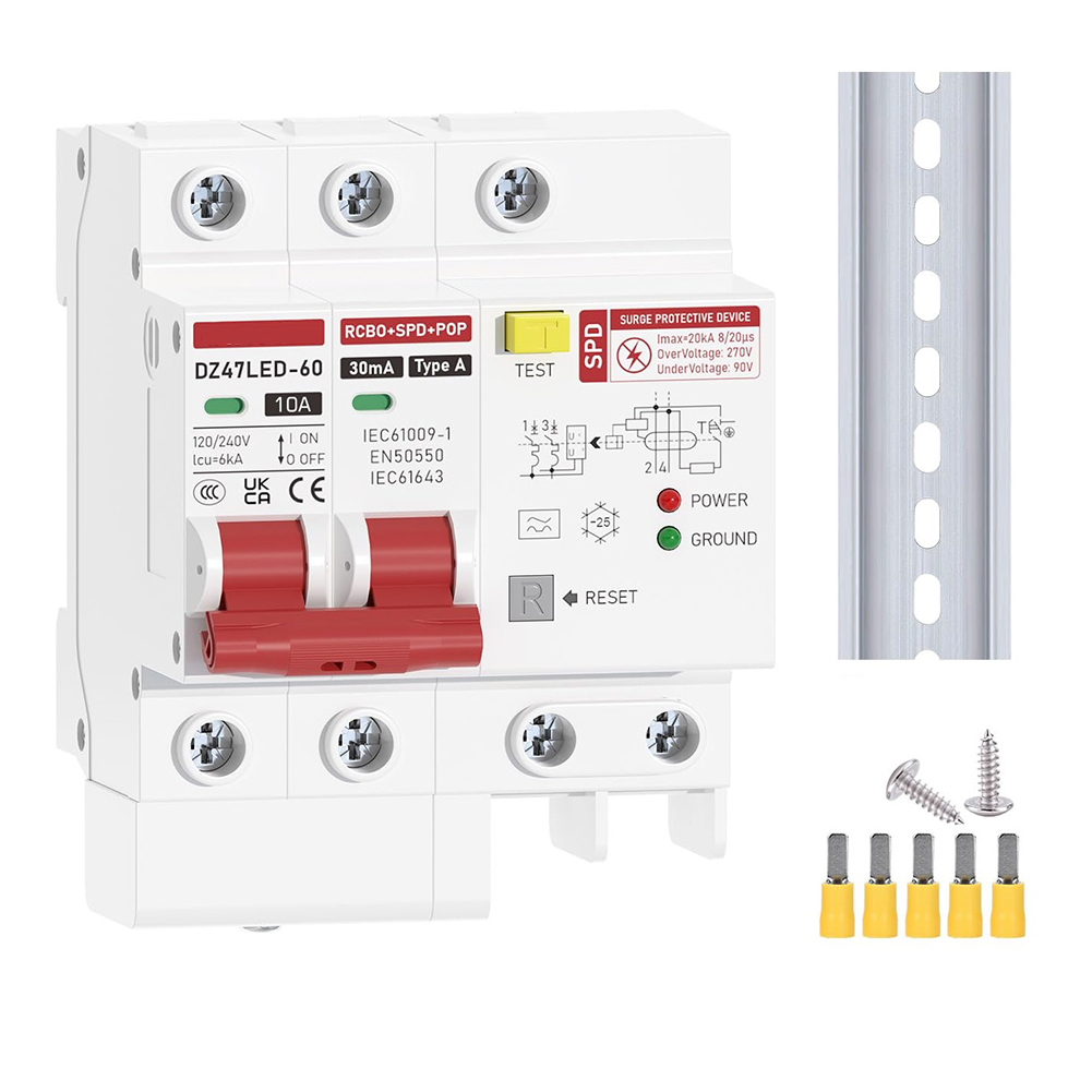 Perlindungan Beban Berlebih Pe - Din Rail Circuit Breaker ulasan dan harga