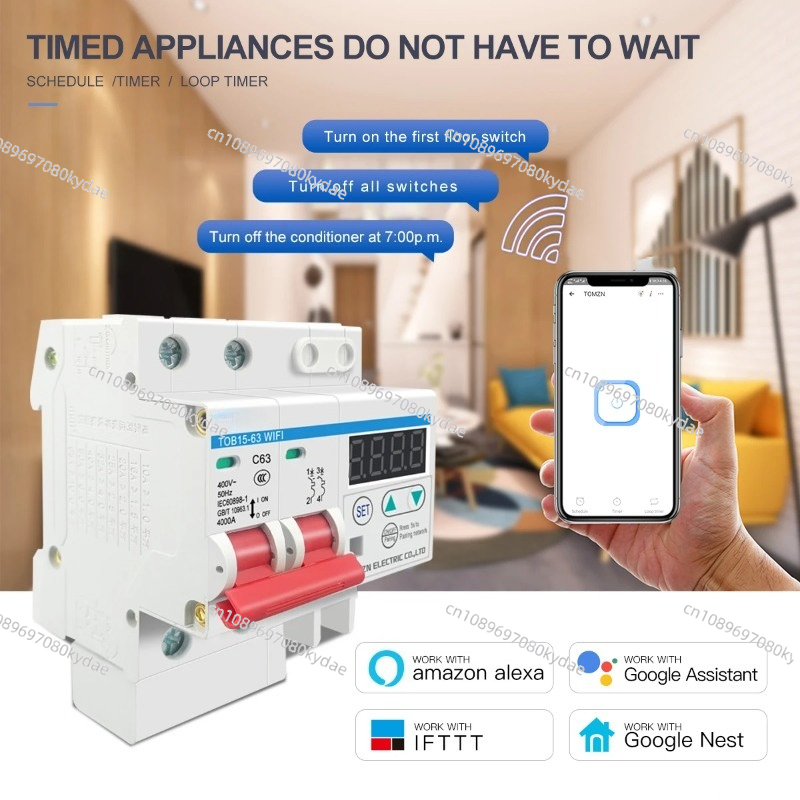 Sakelar Pintar WIFI Din Rail d - Din Rail Circuit Breaker ulasan dan harga