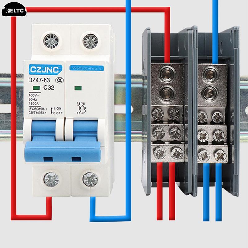 1 buah 150A Din kotak distribu - Din Rail Circuit Breaker ulasan dan harga