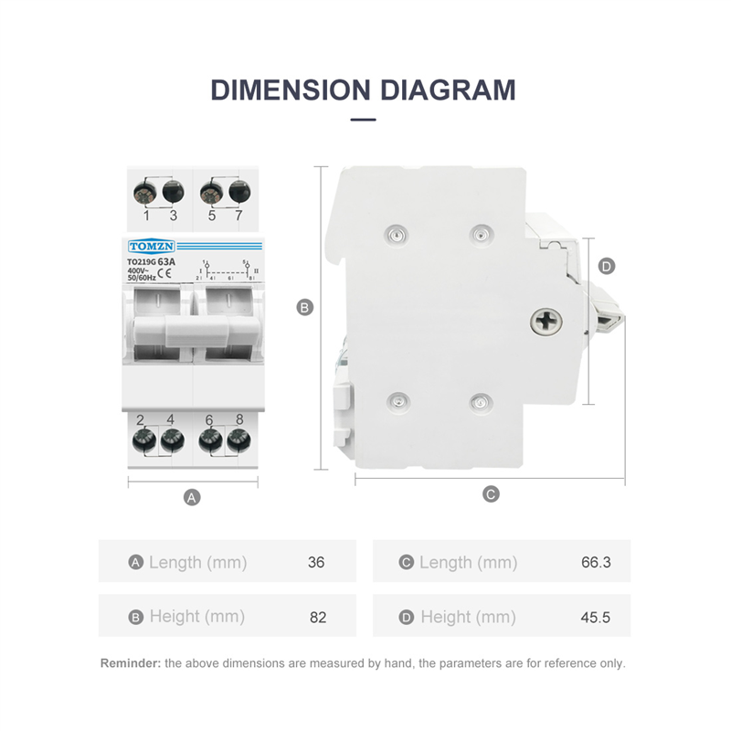 Saklar Transfer Manual Daya Ga - Din Rail Circuit Breaker ulasan dan harga
