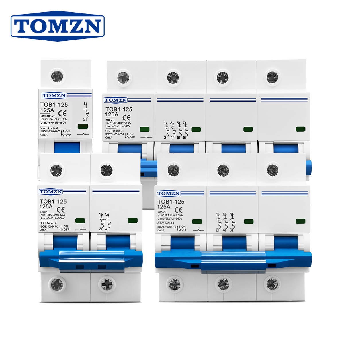MCB Arus Tinggi 1P 2P 3P 4P 40 - Din Rail Circuit Breaker ulasan dan harga