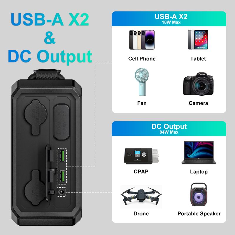 Stasiun Daya Portabel 100000mA - Lifepo4 Battery Pack ulasan dan harga