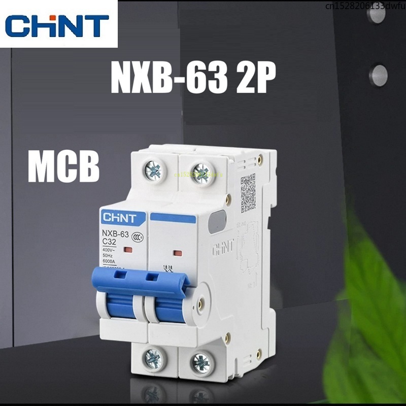 CHINT MCB NXB-63 2P 2A 10A 16A - Din Rail Circuit Breaker ulasan dan harga