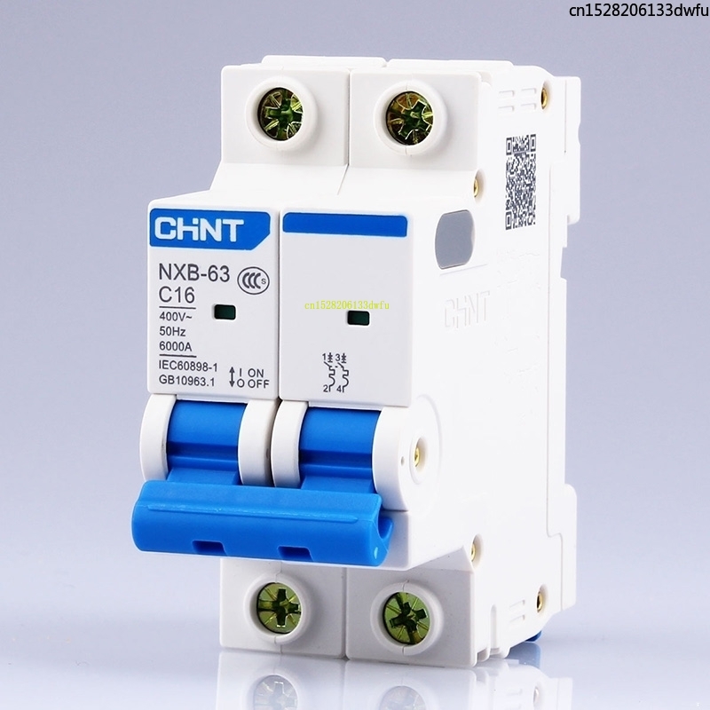 CHINT MCB NXB-63 2P 2A 10A 16A - Din Rail Circuit Breaker ulasan dan harga