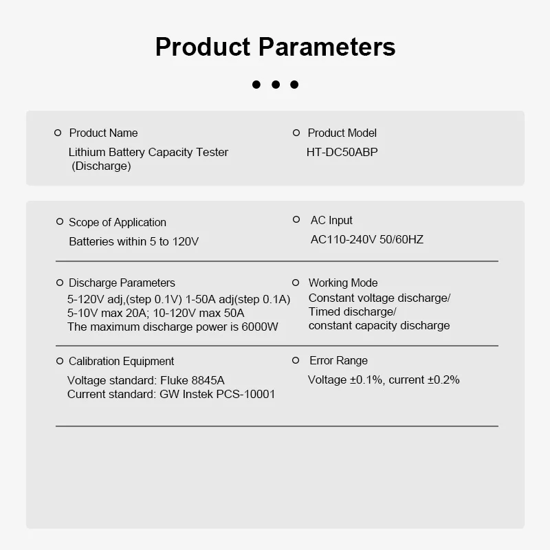 Heltec HT‑DC50ABP Penguji Kapa - Lifepo4 Battery Pack ulasan dan harga